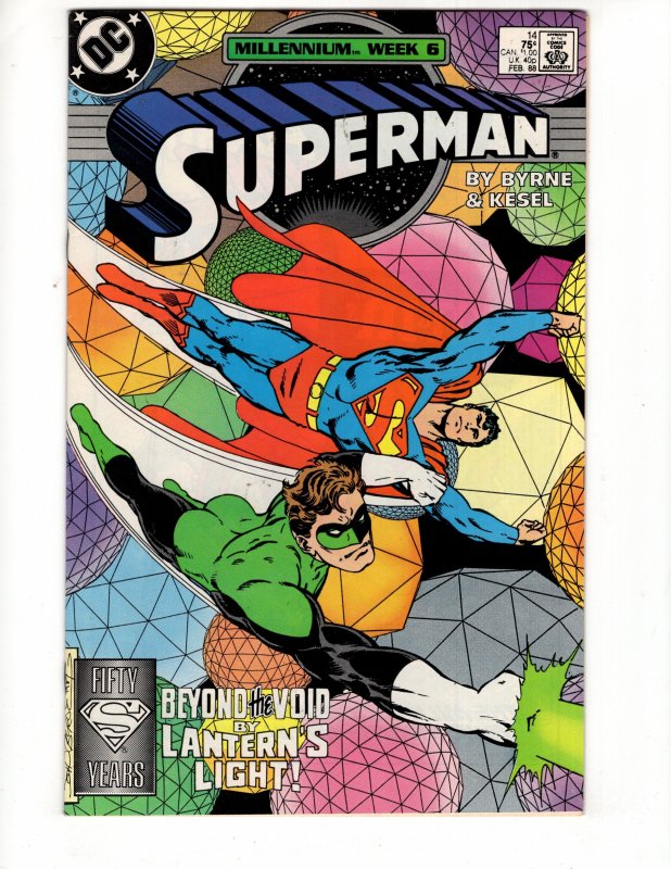 Superman #14 Vol2 Green Lantern Appearance John Byrne Story & Art ID#NN