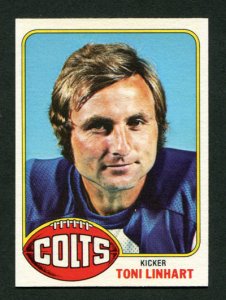 1976 Topps Toni Linhart #209  NM-MT+  Baltimore Colts