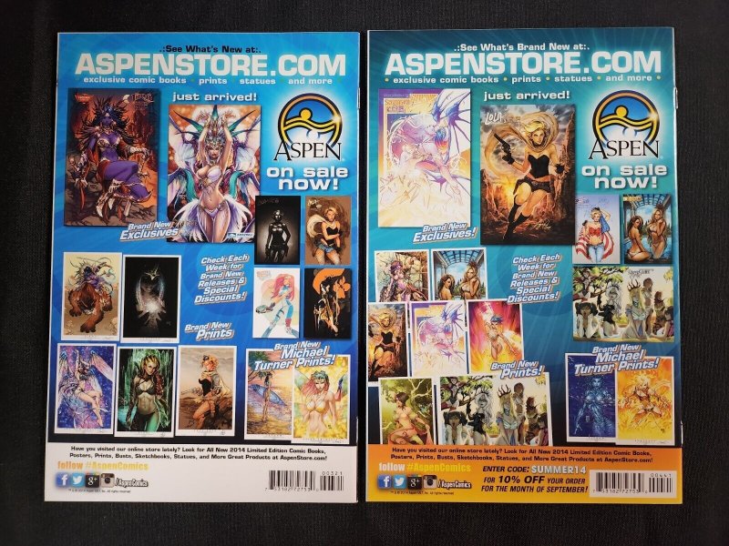 Lola XOXO 6PC LOT #1-6 - Aspen Comics/Siya Oum (9.0) 2014