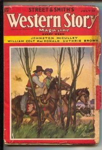 Western Story 7/13/1935-Three Mesquiteers Part 3-Nick Eggenhofer Johnston M...