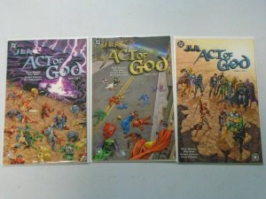 JLA Act of God set #1-3 8.0 VF (2001)