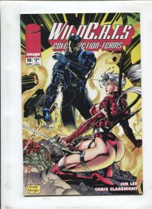 WILDC.A.T.S: COVERT ACTION-TEAMS #10 (9.2) SIGNED BY CHRIS CLAREMONT!