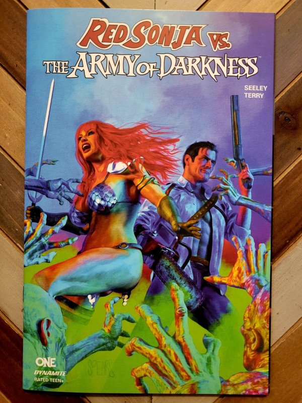 RED SONJA vs ARMY OF DARKNESS #1 MARK SPEARS Cover 2025 Dynamite New Series ASH