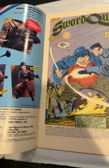 Wolverine #1 (1988)1st app of Patch needs a little cleaning back