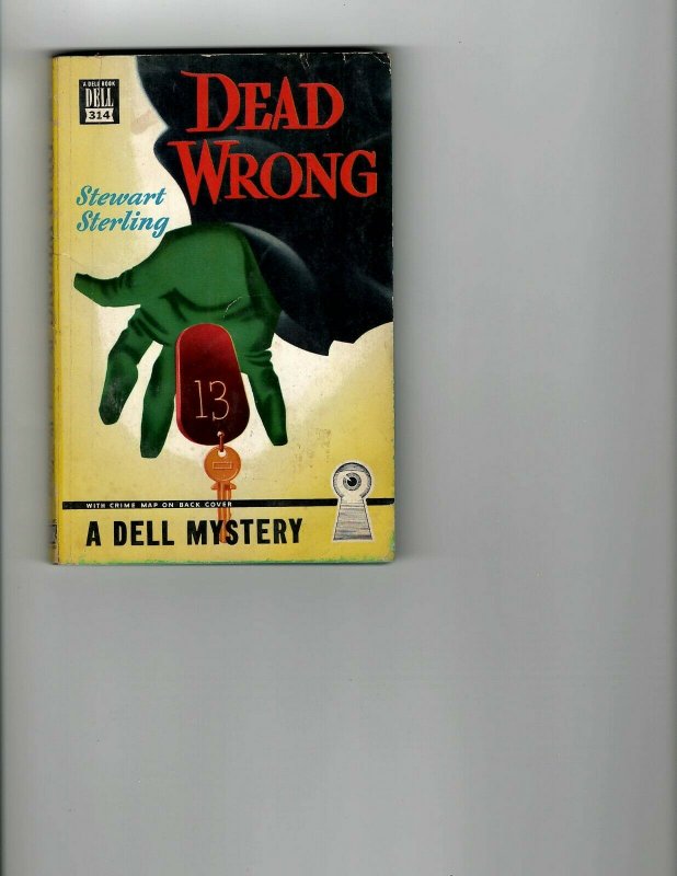 3 Books Dead Wrong Tombstone Wiped Out Murder Mystery Novels JK8