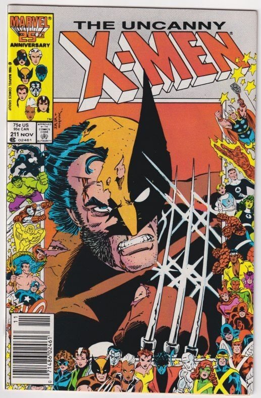 The Uncanny XMen 210, 211, 212, 213 set Mutant Massacre Wolverine