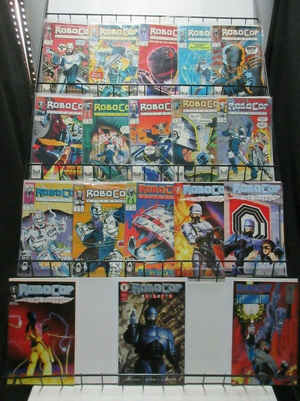 RoboCop Mini-Library from Dark Horse and Marvel Lot of 18Diff Comin' with Him