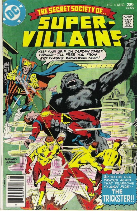 Secret Society of Super-Villains #1-15 (1976) complete set   average grade F/VF