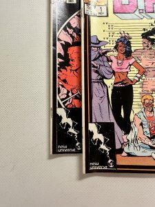 2 New Universe DP7  Marvel Comic Books # 1 2 Thor Hulk X-Men Avengers 85 CT4