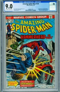 AMAZING SPIDER-MAN #130 CGC 9.0-MARVEL COMICS-HAMMERHEAD 3809677018 