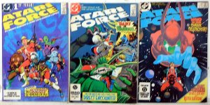 Atari Force Lot of 3 #1, 2, 12 (1984) DC Comics 1st Print Comic Books