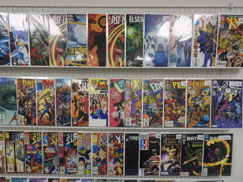 Huge Lot 140+ Comics W/ Silver Surfer, GI Joe, Batman, +More AVG VF-