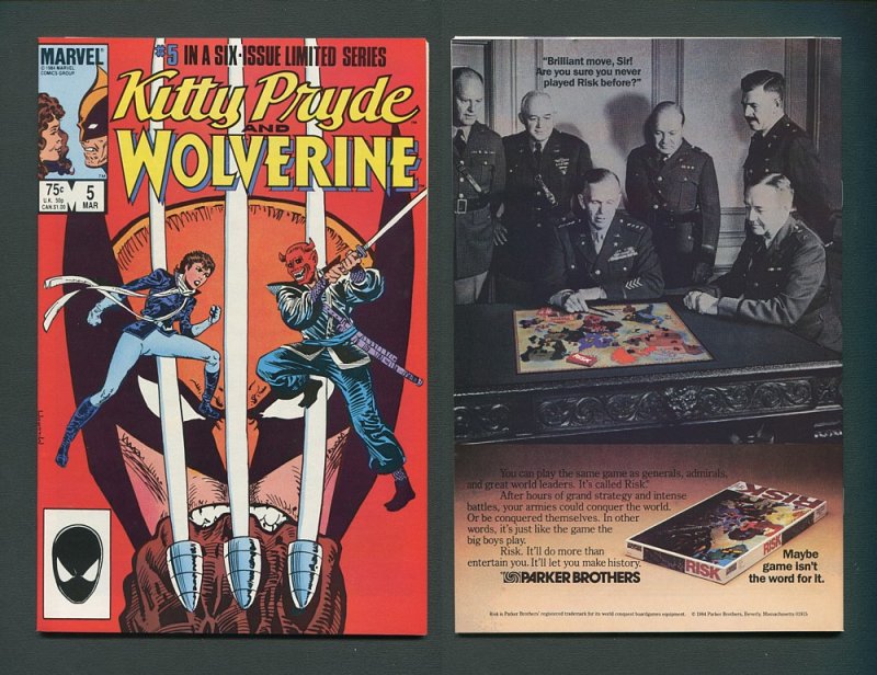 Kitty Pryde & Wolverine 6 Issue Mini-series / 9.6 NM+  1984