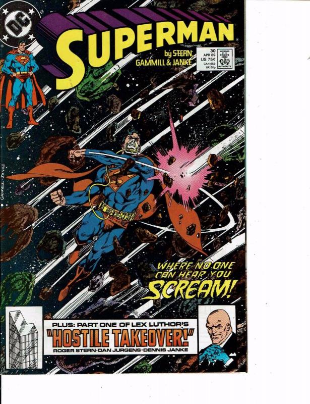 Lot Of 2 Comic Books DC Superman #30 and Adventures of Alpha-Centurion #516 0N8