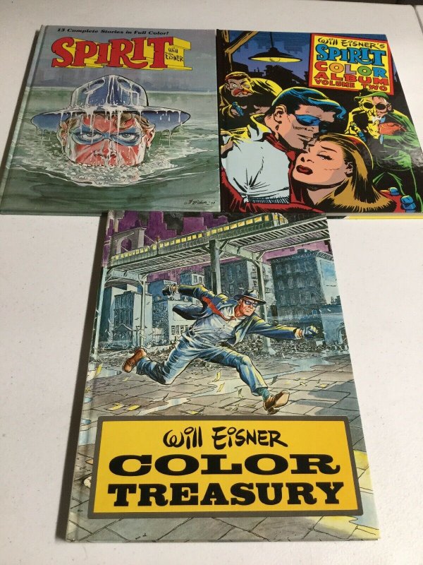 Will Eisner’s The Spirit Color Album Volume 1 2 Color Treasury HC Oversized