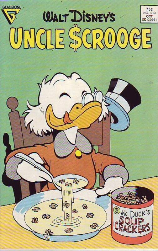 Uncle Scrooge, Walt Disney #210 (Oct-86) NM Super-High-Grade Uncle Scrooge