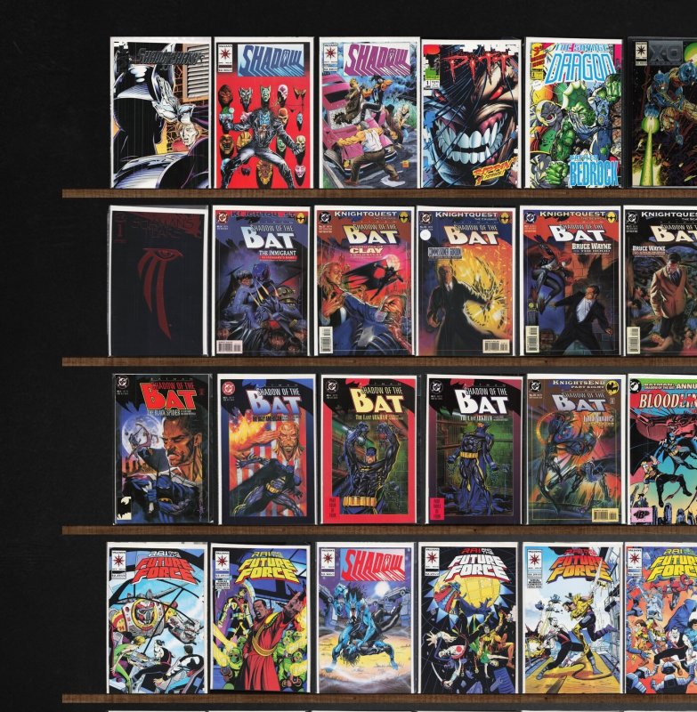 Huge Lot 150+ Comics with Sludge, Solution, Shadowman, Rai, Solitaire & More!