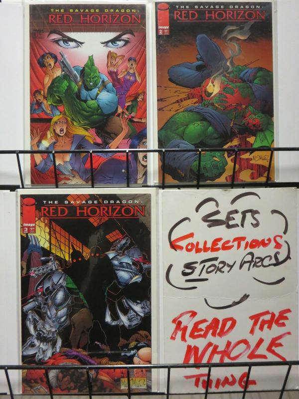 SAVAGE DRAGON RED HORIZON (1997 IMAGE) 1-3 THE SET!