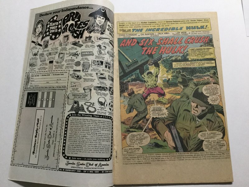 Hulk Annual 5 Fine/Very Fine Fn/Vf 7.0 Slight Stain On Back Cover Marvel