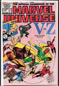 The Official Handbook of the Marvel Universe #12 (1983) Valkyrie