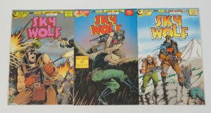 Sky Wolf #1-3 VF/NM complete series Air Fighters - Chuck Dixon ; Eclipse