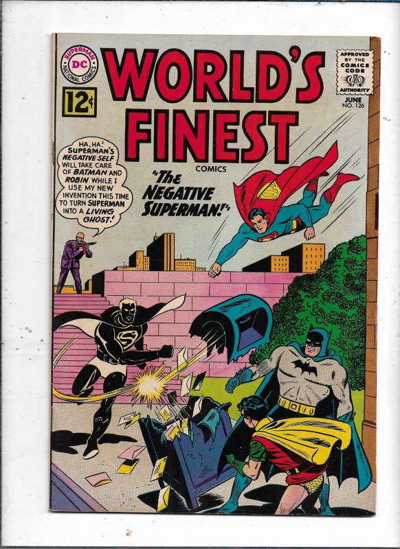 World's Finest Comics #126 (1962)  FN/VF