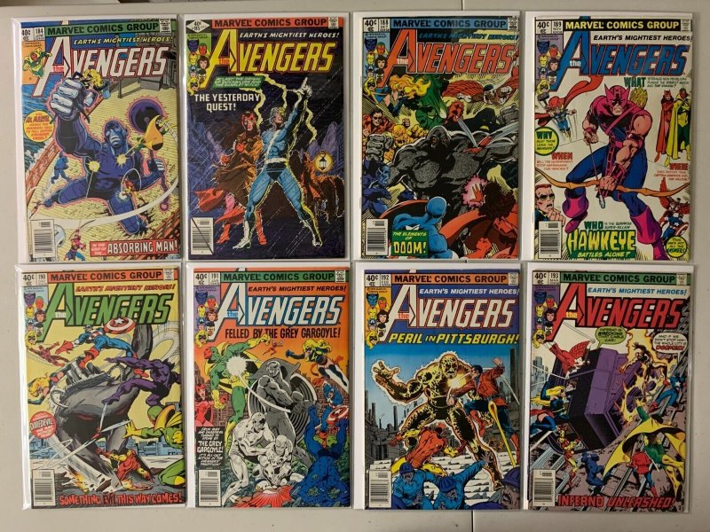 Avengers lot #145-214 + 2 Annual Marvel 41 diff (average 4.5 VG+) (1976 to 1981)