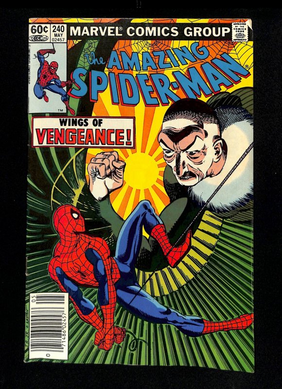 Amazing Spider-Man #240 Newsstand Variant
