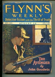 FLYNN'S WEEKLY DETECTIVE FICTION-AUG 14 1926-PULP-CLASSIC-CRIME-SHOTGUN-good-