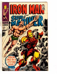Iron Man & Sub-Mariner # 1 FN-VF Marvel Comic Book One Shot Suspense Tales J246