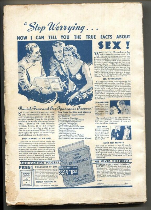 Squadron #1 July 1934 First issue pulp mag-Air War-George Bruce