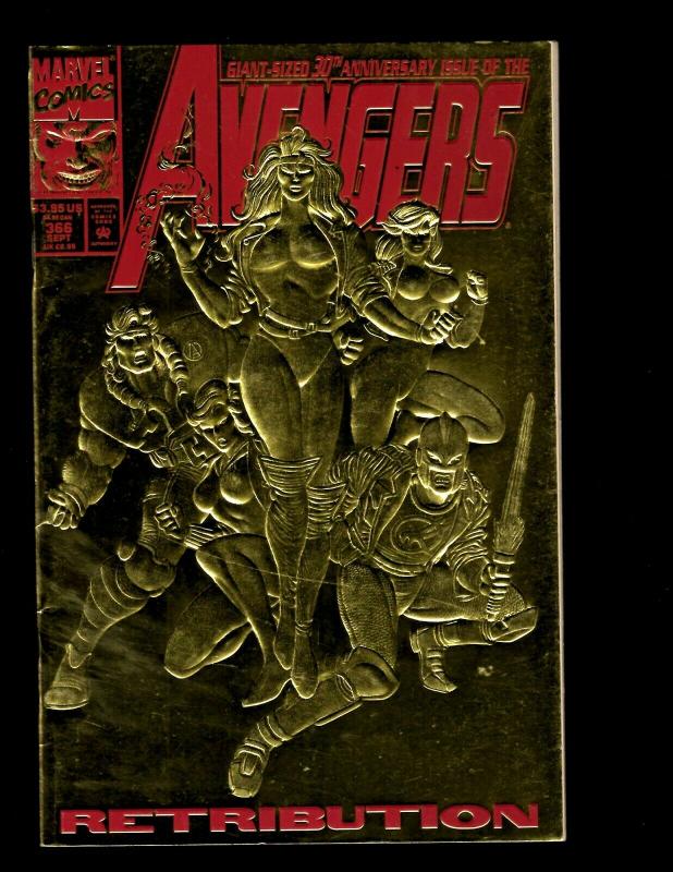 9 Avengers Marvel Comics # 308 369 365 366 402 Annual 11 19 20 21 EK11