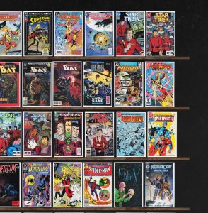 Huge Lot 150+ Comics with Star Trek, Batman, Fantastic Force & More!