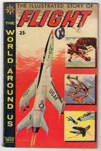World Around Us #8 Flight VINTAGE 1959 Gilberton Comics