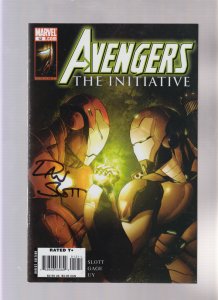 Avengers: The Initiative #12 - SIGNED BY DAN SLOTT! (8.0) 2008