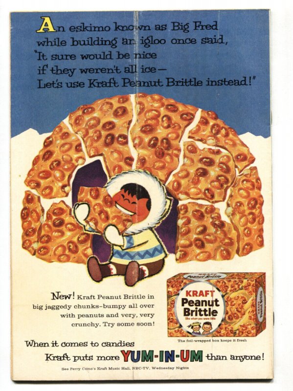 TARZAN #121-1960-DELL-PAINTED COVER- BURROUGHS-MARSH- MANNING-DINOSAUR-FN-