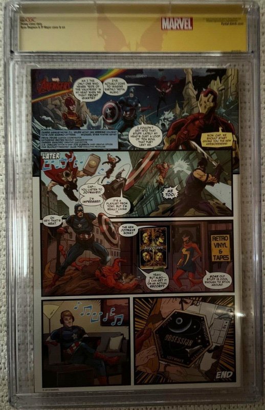 ~MARVEL~ABSOLUTE CARNAGE #1~ STEGMAN VARIANT~CATES & STEGMAN SIGNED~CGCSS 9.8