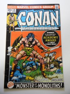Conan the Barbarian #21 (1972) VG+ Condition