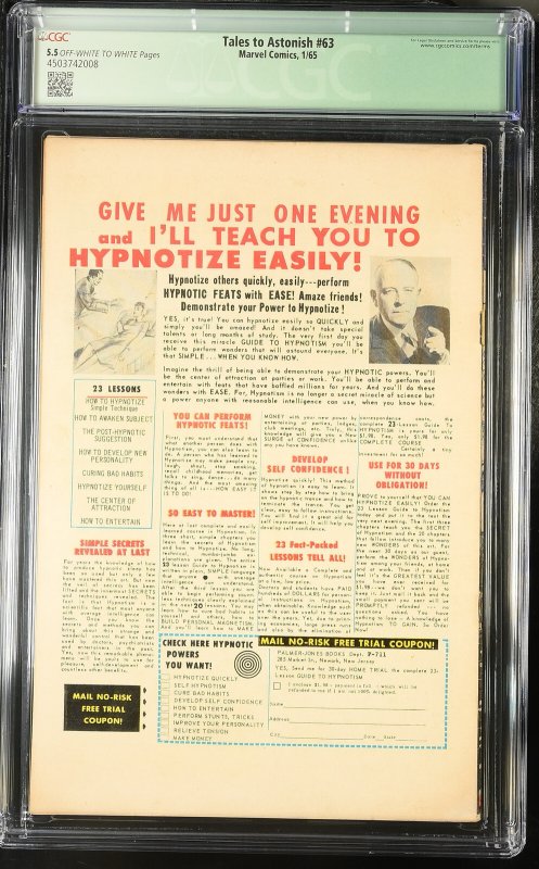 Tales to Astonish #63 (1965) Giant-Man [Key Issue]