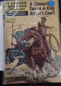 CLASSICS ILLUSTRATED  # 24 1964 CONNECTICUT YANKEE IN KING ARTHURS COURT CLEMENS