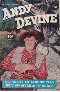Andy Devine Western--#2--1951--COMIC BOOK--Fawcett--FN