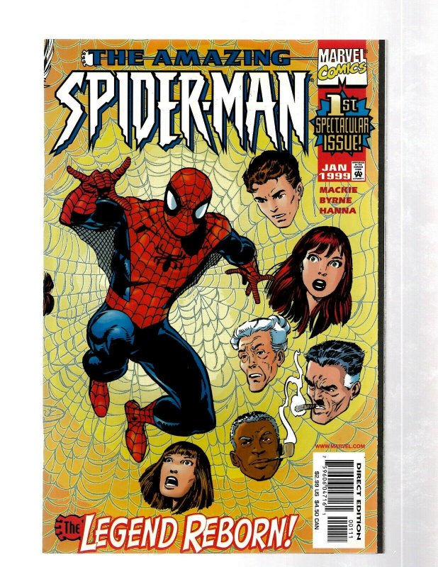 Amazing Spider-Man # 1 NM 1st Print Vol. # 2 Marvel Comic Book Goblin Venom J460