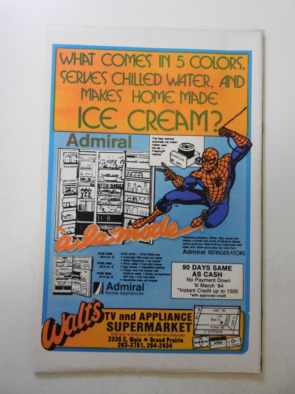 Spider-Man, Fire-Star and Iceman at the Dallas Ballet Nutcracker (1983) FN/VF !