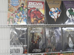 Huge Lot 26 TPB's Hardbacks Compendiums+ W/ Cap, Batman, Walking Dead+ A...