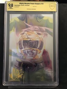Mighty Morphin Power Rangers #44 9.8 CBCS signed by Cerina Vincent Virgin Foil