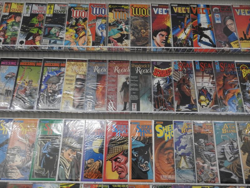 Huge Lot 130+ Comics W/ Sherlock Holmes, The Phantom,  Krull Avg VF Condition!