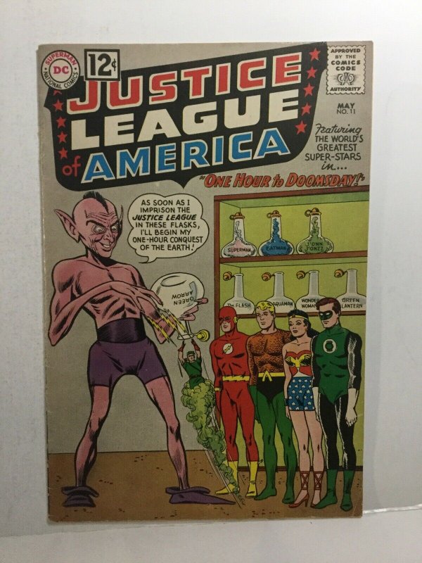 Justice League Of America 11 Vg Very Good Traced Lines DC Comics