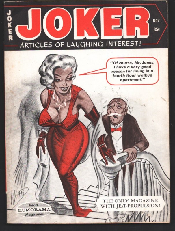 Joker 9/1965-Humorama-Spicy comic art  & Cheesecake pix-High grade&nbsp