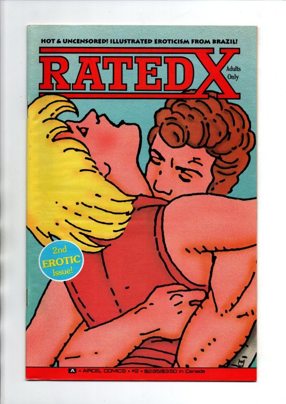 Rated X #1 2 & 3 - Aircel - 1991 - VF/NM