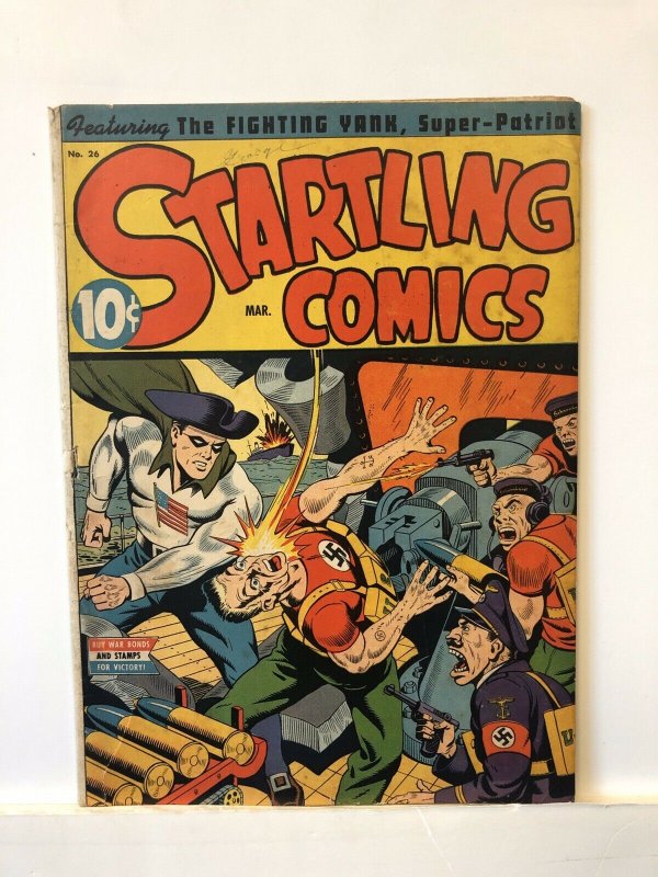 Startling Comics #26 VG+ 4.5 1940 Better Publications ALEX SCHOMBURG pines